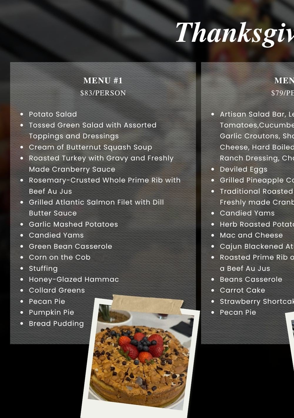 WEBSITE 2026 - Thanksgiving Buffet Menu
