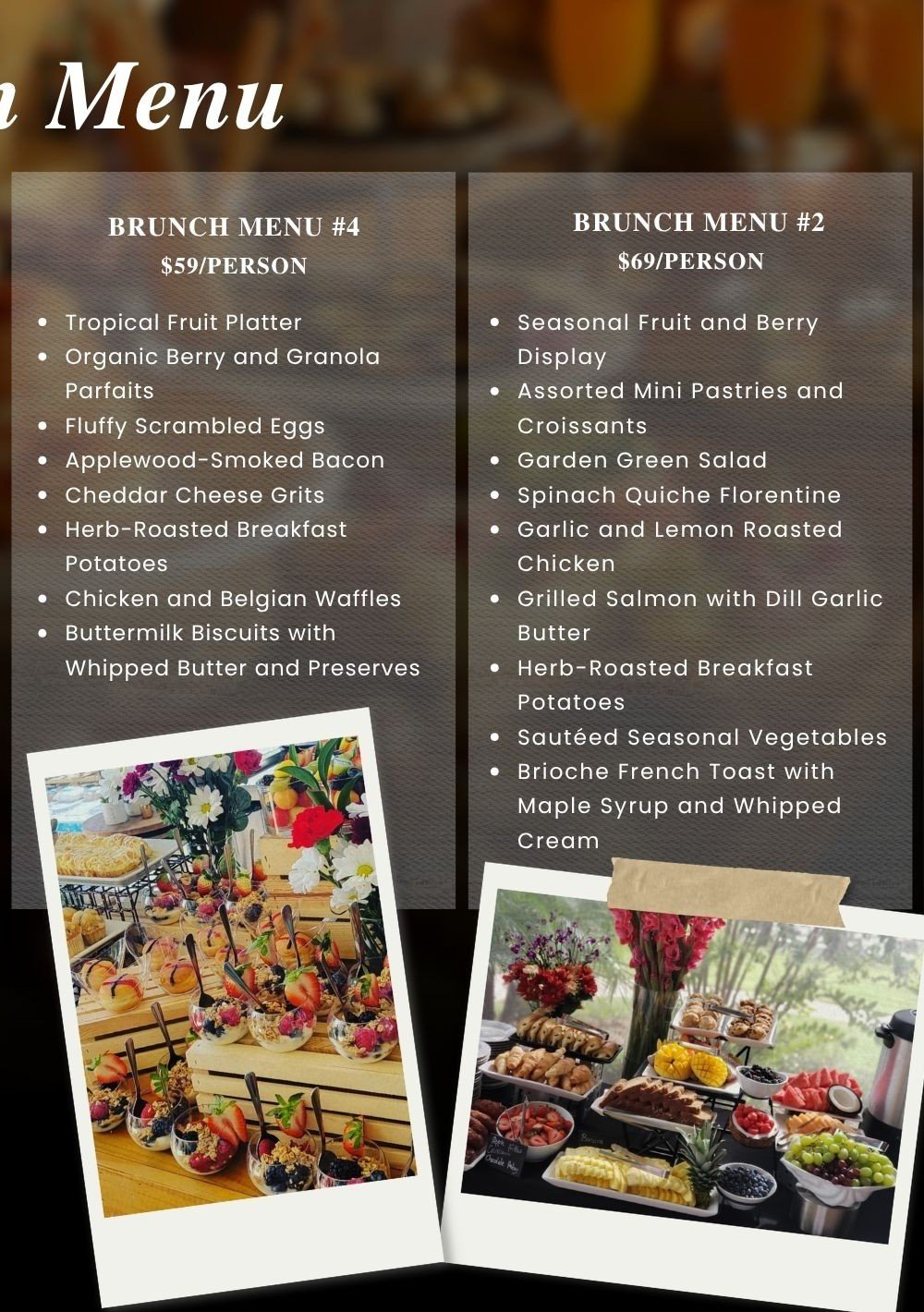 WEBSITE 2026 - Brunch Menu