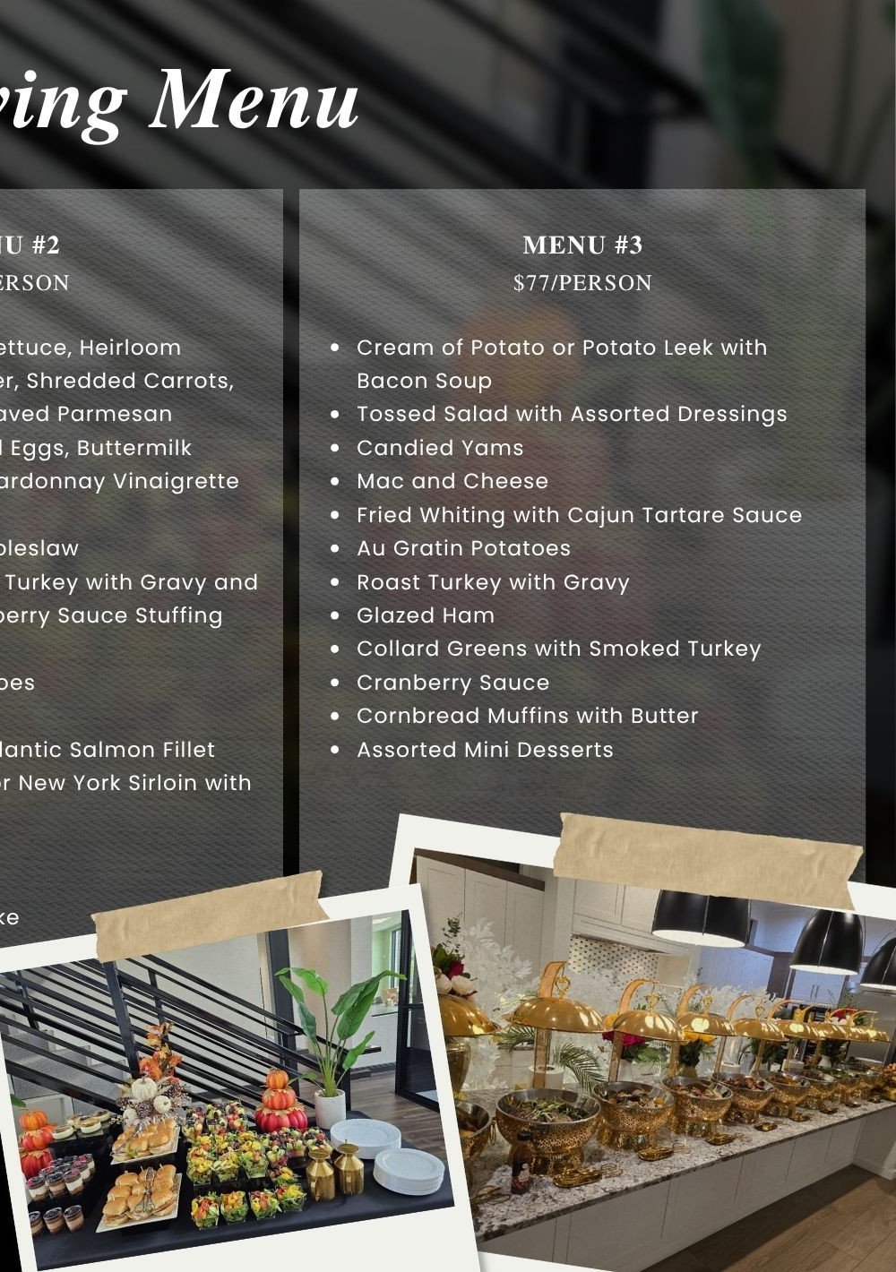 WEBSITE 2026 - Thanksgiving Buffet Menu